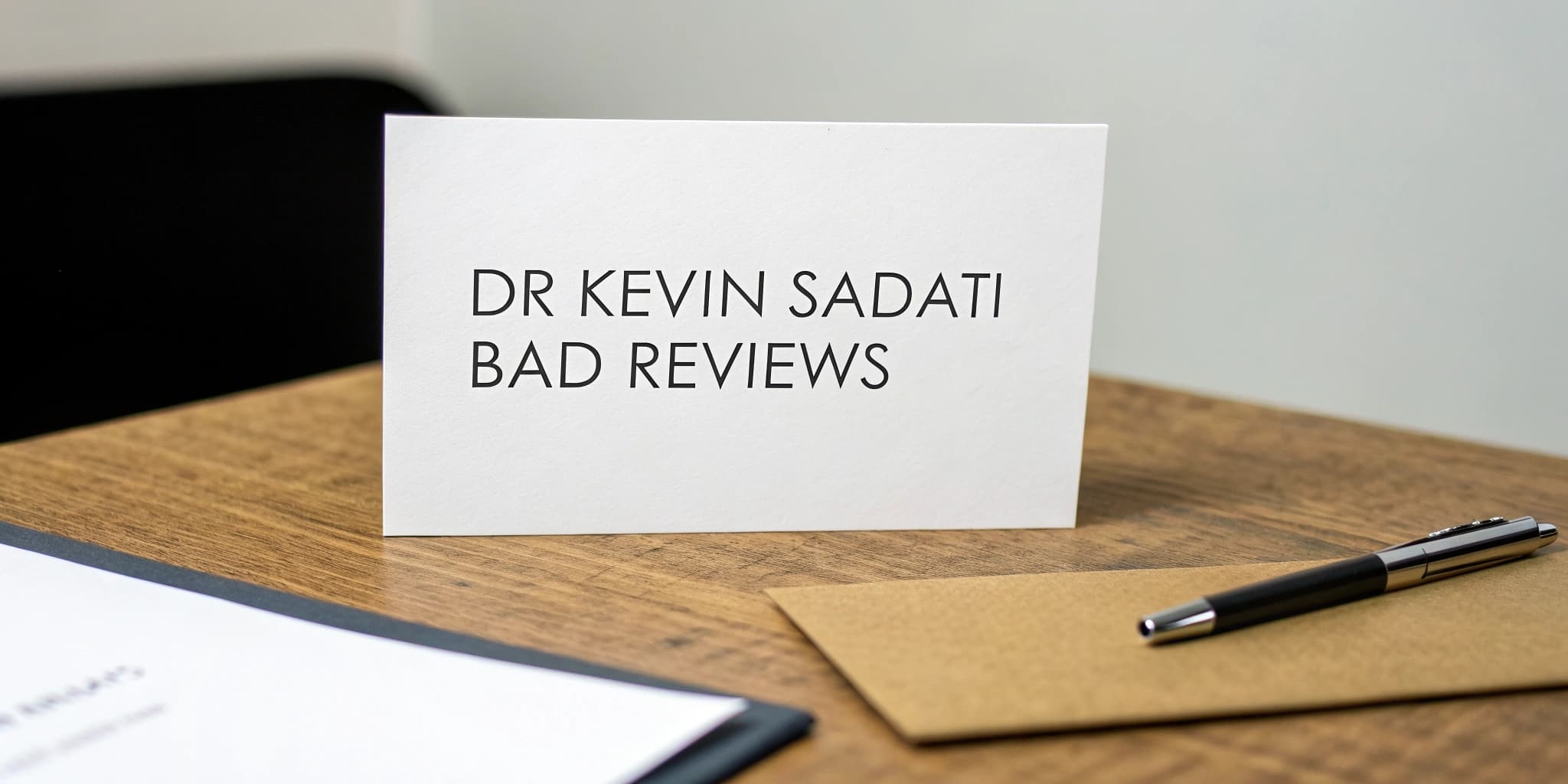 Dr Kevin Sadati Bad Reviews – The Real Story!